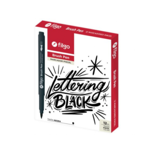 MARCADOR FILGO BRUSH NEGRO P.PINCEL