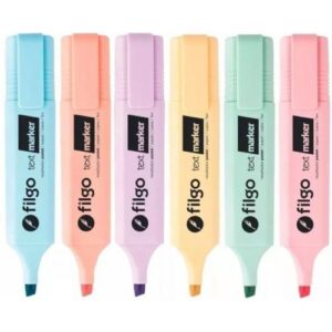 RESALTADOR FILGO TEXT PASTEL AMARILLO