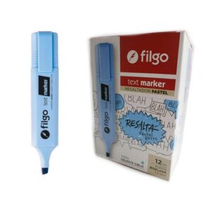 RESALTADOR FILGO TEXT PASTEL CEL. CIELO