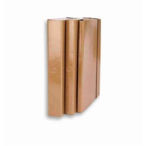 CAJA C/ESLASTICO 6 CM MARRON