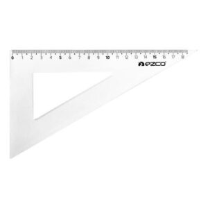 ESCUADRA CRISTAL 20 CM 60?