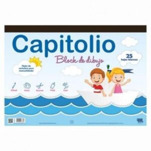 BLOCK DIBUJO CAPITOLIO N 5 BLANCO 25 HS 5/40