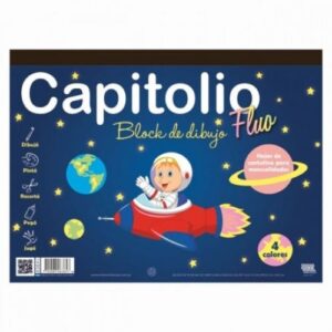 BLOCK DIBUJO CAPITOLIO N 5 FLUO 16 HS