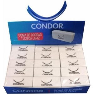 GOMA DE BORRAR CONDOR BLANCA CJ X30