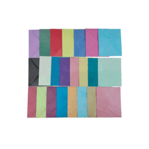 SOBRE GRANDE COLOR  12X19 CM X100 UNIDADES