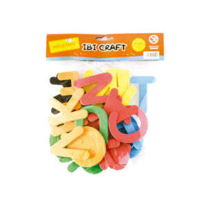 ABECEDARIO EN GOMA EVA 31 PCS 8 CM ALTO