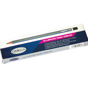 LAPIZ GRAFITTO OMEGA GRAD. HEX 2B X12