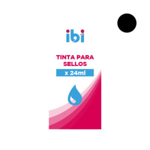 TINTA SELLO IBI NEGRO 24 ML