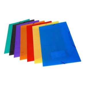 CARPETA DIBUJO N5 C/ELAST. TRANSPARENTE