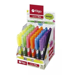 EXHIBIDOR RESALTADOR FILGO FINO FLUO X36