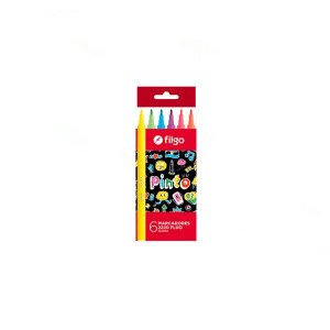 MARCADOR ESCOLAR FILGO FLUO X6 CJ