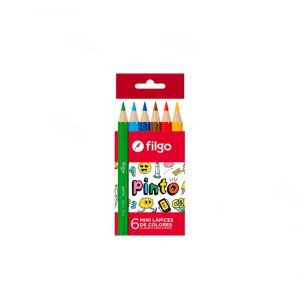 LAPIZ COLOR FILGO PINTO X6 CORTO