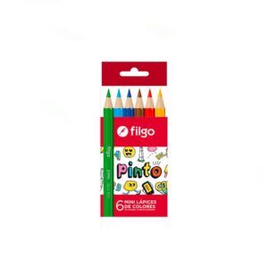 LAPIZ COLOR FILGO PINTO X6 CORTO