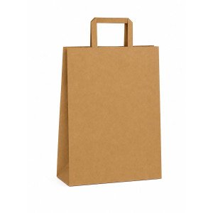 BOLSA PAPEL KRAFT 41X30X12 CM