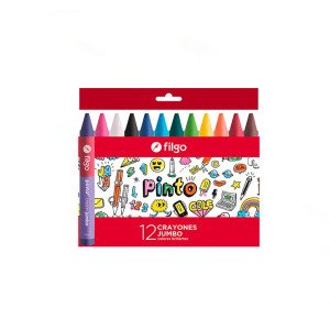 CRAYONES FILGO D/CERA GRUESO X12 JUMBO