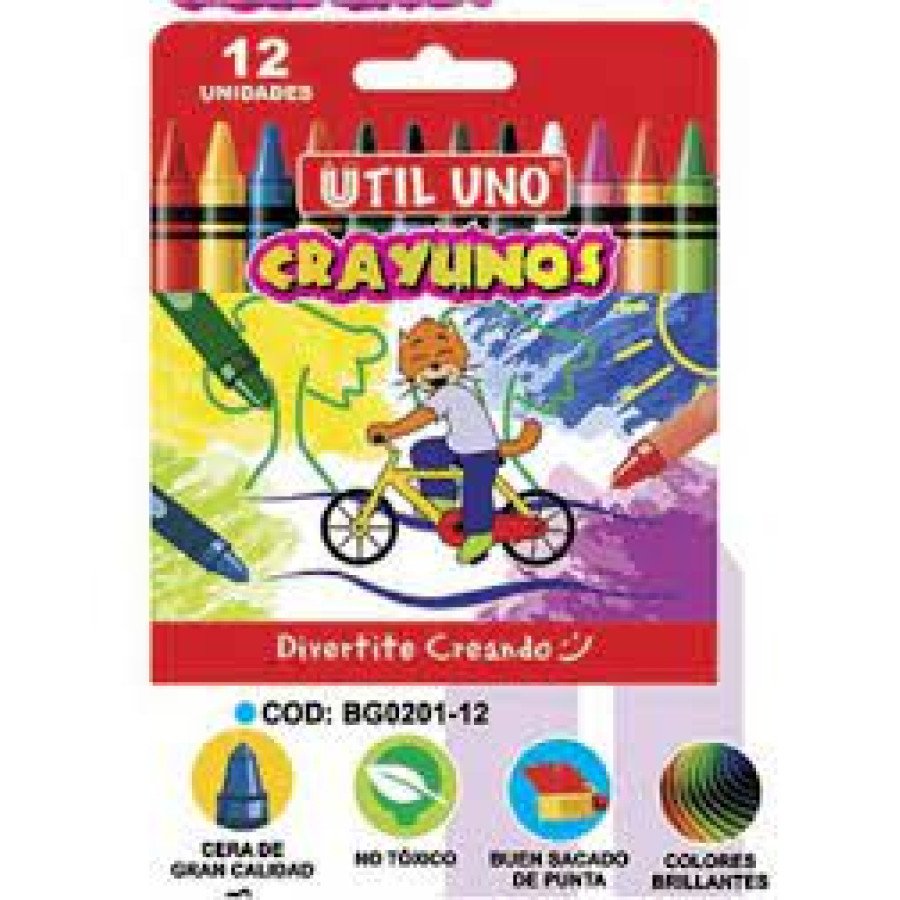 CRAYONES UTIL UNO X12