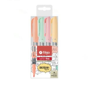 RESALTADOR FILGO FINO X4 PASTEL GALAXY