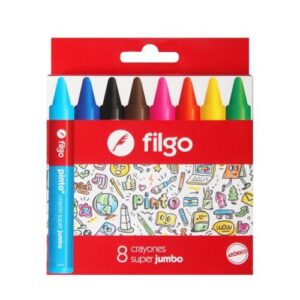 CRAYONES FILGO D/CERA GRUESO X8