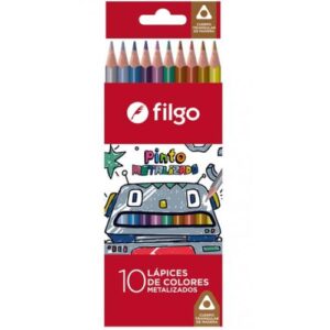 LAPIZ COLOR FILGO PINTO X10 METAL