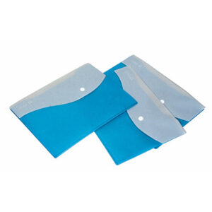 SOBRE PLASTICO CON BOTON A4 COLOR