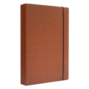 CAJA C/ESLASTICO FIBRACAP 5 CM MARRON X14