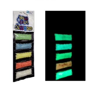 BRILLANTINA BRILLA OSCURIDAD BL 5 PAQ 4GRS