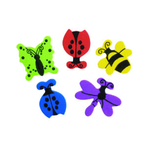 GOMA EVA FORMAS ANIMALITOS X120 PCS