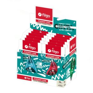 CORRECTOR CINTA FILGO 6 MTR CJ X12