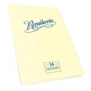 CUADERNO N3 X24 HJS RIVADAVIA T/F RAYADO 20/60