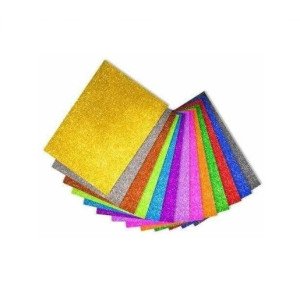 CARTULINA GLITTER ORO/DORADO 35X50 CM X10