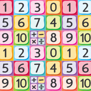 CARTULINA FANTASIA NUMEROS X10