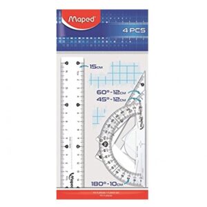 SET DE GEOMETRIA KIT 4 PCS 20 CM