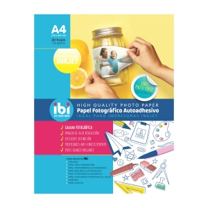 PAPEL FOTOGRAFICO 120 Gr A4 X20 HJS AUTOADHESIVO