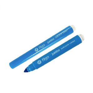 MARCADOR FILGO JUMBO CELESTE