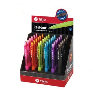 PORTAMINAS FILGO REALGRIP 0.7 C/GRIP DE GOMA DISPL