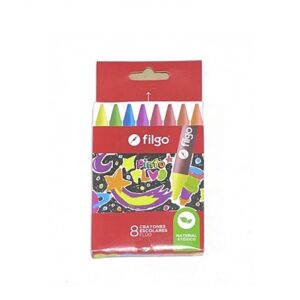 CRAYONES FILGO CERA FINO X8 FLUO