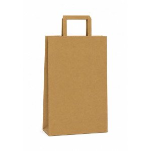 BOLSA PAPEL KRAFT 14X26X8 CM