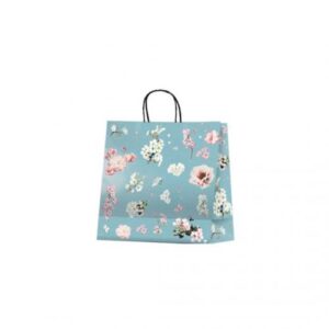 BOLSA PAPEL ROMI PACK FTSIA.FLOWER BLUE 32/10/30