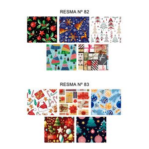 PAPEL REGALO 70X100 CM NAVIDE?O X50