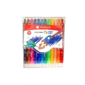 CRAYON SKYCOLOR TWIST*12 COL.SURTIDOS JJ10407A-12