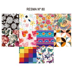 PAPEL REGALO 70X100 X50 RESMA 80