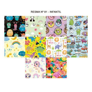 PAPEL REGALO 70X100 X50 RESMA 81 INFANTIL