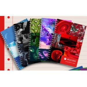 CUADERNO SKYCOLOR A4 22X29.7 T/F RAY 57 GR 80 HJ