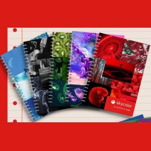 CUADERNO SKYCOLOR 22X29.7 T/F RAY 57 GR 80 HJ