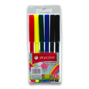 MARCADOR SKYCOLOR ESCOLAR X6 SURTIDO X24X384