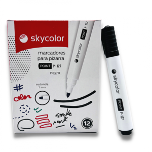 MARCADOR SKYCOLOR PIZARRA NEGRO