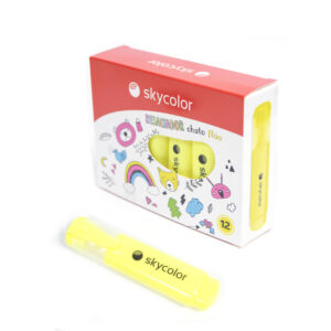 RESALTADOR SKYCOLOR CHATO FLUOR AMARILLO         X