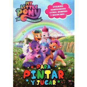 LIBRITO COLOREAR STICKERS MY LITTLE PONY