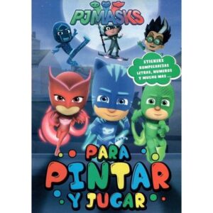 LIBRITO COLOREAR STICKERS PJMAX
