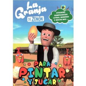 LIBRITO COLOREAR STICKERS LA GRANJA ZENON